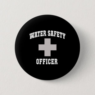 Sarcastische Waterveiligheidsfunctionaris Jongens Ronde Button 5,7 Cm