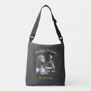 Sarcastische Weegschaal Horoscoop - Het leven is b Crossbody Tas