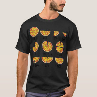 Sarcastische wiskundige Pizza Cheese Snelle Wiskun T-shirt