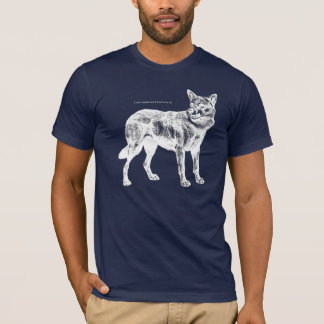 Sarcastische Wolf: "Ik kan het niet uitleggen en i T-shirt