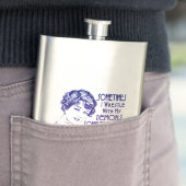 Sarcastische zin soms ruik ik met demonen flacon (Voorbeeld)