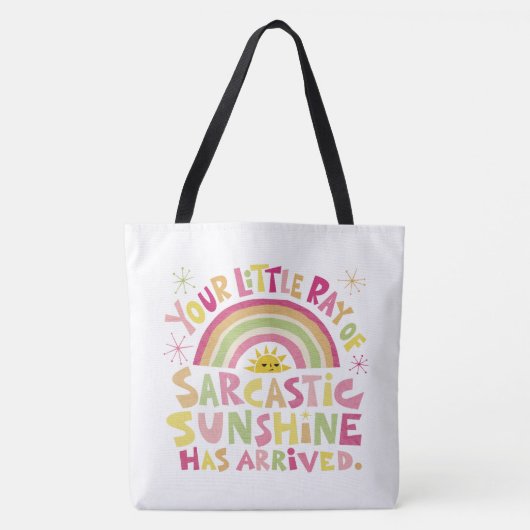Sarcastische Zonneschijn Tote Bag (Voorkant)