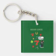 Sarcastische zwarte kat en Lucky charms