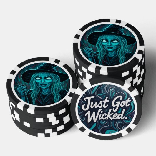 SarcastischWitchFace Poker Chips (Opstapeling)
