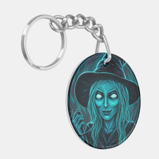 SarcastischWitchFace Sleutelhanger (Voorkant Links)