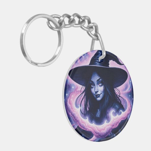 SarcastischWitchFace Sleutelhanger (Voorkant Links)