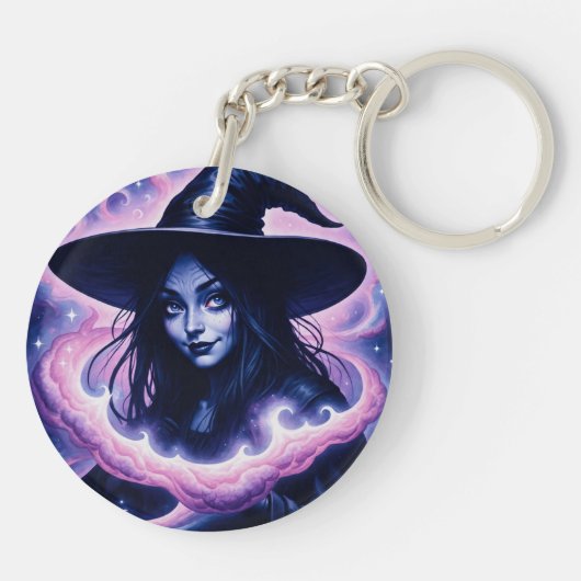SarcastischWitchFace Sleutelhanger (Achterkant)