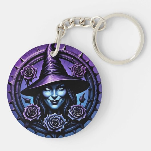 SarcastischWitchFace Sleutelhanger (Achterkant)