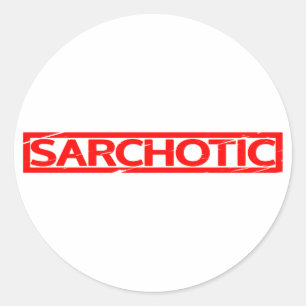 Sarchotic Stamp Ronde Sticker