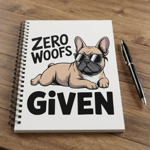 Sarcistische Franse Bulldog Antisociale Hond Liefh Notitieboek