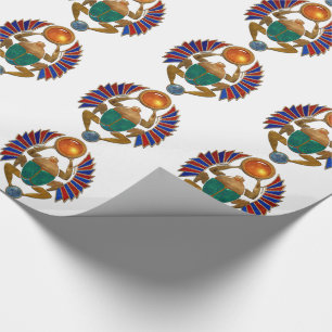 Sarcofaag 3D Egyptische afbeelding. Cadeaupapier