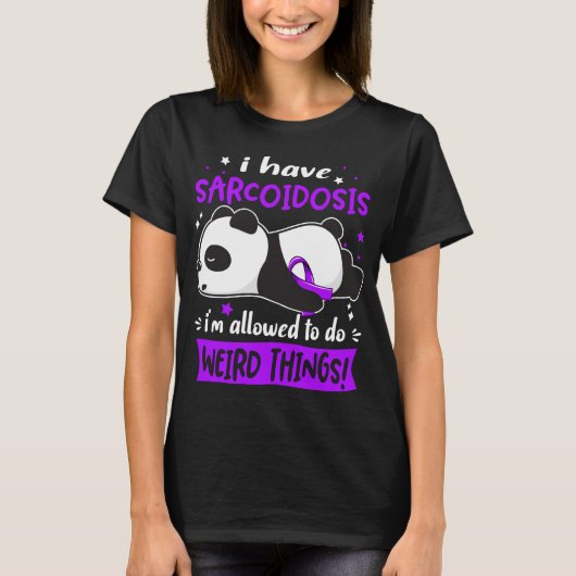Sarcoïdose Awareness Month Ribbon Giften T-shirt (Voorkant)