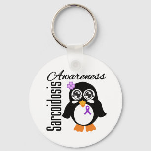 Sarcoïdose Bewustheid Penguin Sleutelhanger