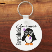 Sarcoïdose Bewustheid Penguin Sleutelhanger (Voorkant)