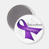 Sarcoïdose Bewustmaking Ribbon Magneet (Voorkant / Achterkant)