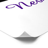 Sarcoïdose Bewustwording en inspiratie Poster (Hoek)