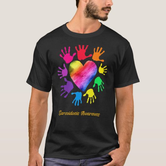 Sarcoïdose bewustzijn van handen Sarcoïdose T-shirt (Voorkant)
