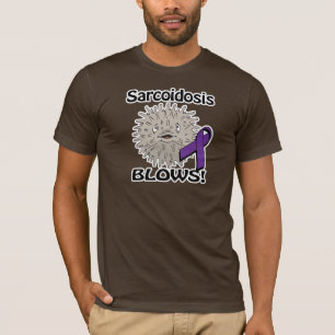 Sarcoïdose blaast bewustzijnsontwerp t-shirt