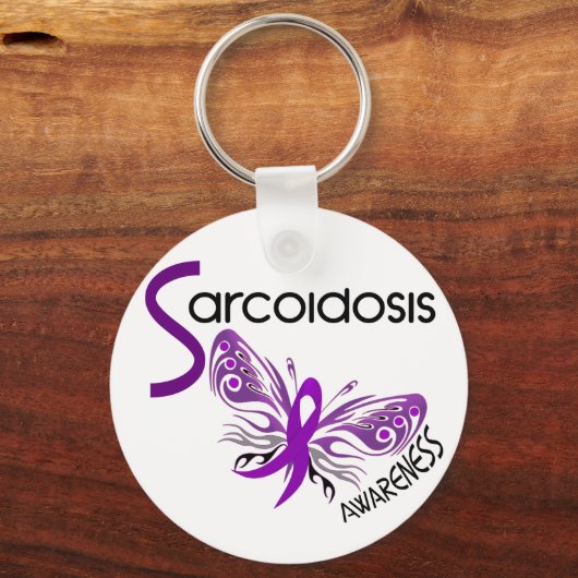 Sarcoïdose BUTTERFLES 3.1 Sleutelhanger (Voorkant)