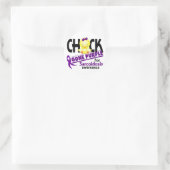 Sarcoïdose Chick Gone Paarse 2 Ronde Sticker (Tas)