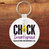 Sarcoïdose Chick onderbroken Sleutelhanger (Voorkant)