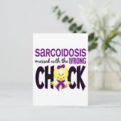 Sarcoïdose overkomt met de verkeerde meid briefkaart (Staand voorkant)