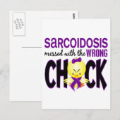 Sarcoïdose overkomt met de verkeerde meid briefkaart (Voorkant / Achterkant)