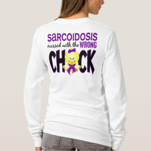 Sarcoïdose overkomt met de verkeerde meid t-shirt