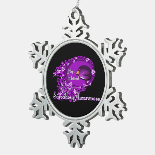 Sarcoïdose Snowflake Ornament (Rechts)