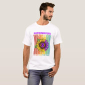 Sarcoïdose Warrior is niet voor het zwakke T-shirt (Voorkant volledig)