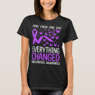 Sarcoïdose Warrior Ribbon Sarcoïdose Bewustheid T-shirt
