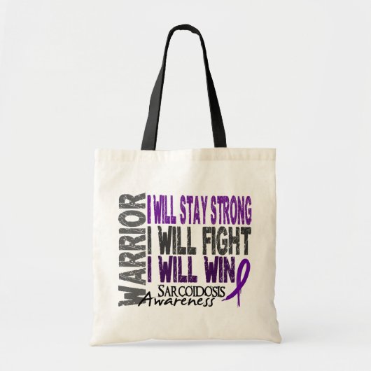 Sarcoidose Warrior Tote Bag (Voorkant)