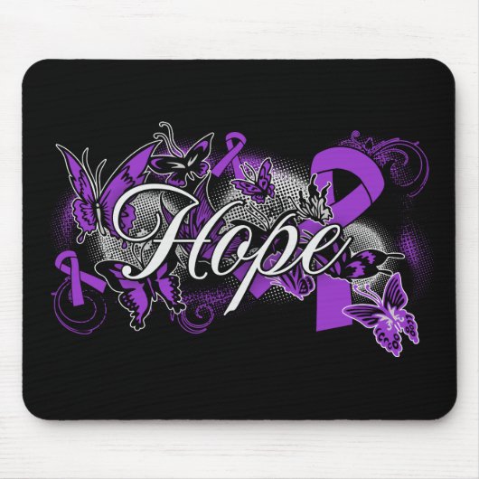 Sarcoidosis Hope Garden Ribbon Muismat (Voorkant)