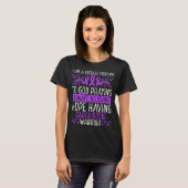 Sarcoidosis Warrior Disease Awareness Ribbon T-shirt (Voorkant volledig)