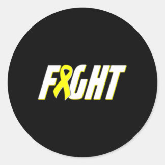 Sarcoma Awareness Botkanker Lint Ronde Sticker