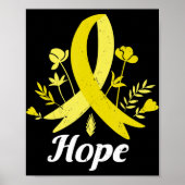 Sarcoma Awareness Month Hope Bone Cancer Poster (Voorkant)