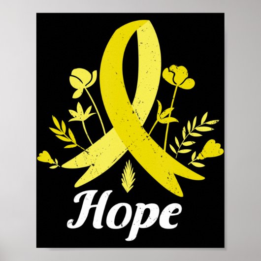 Sarcoma Awareness Month Hope  Bone Cancer Poster (Voorkant)
