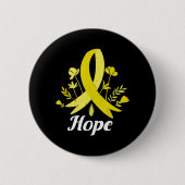 Sarcoma Awareness Month Hope  Bone Cancer Ronde Button 5,7 Cm (Voorkant)