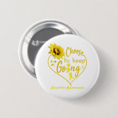Sarcoma Awareness Month Ribbon Gifts Ronde Button 5,7 Cm (Voorkant /achterkant)