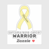 Sarcoma/Bone Cancer Vinyl Sticker (Vel)