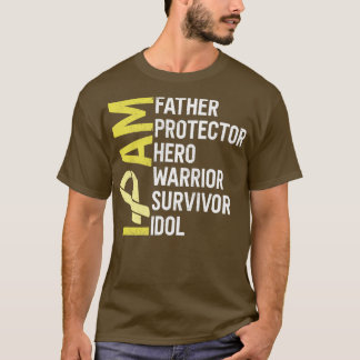 Sarcoma Cancer Awareness I Ben Father Hero Warrior T-shirt