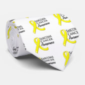 Sarcoma Cancer Awareness Rib Stropdas (Opgerold)