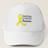 Sarcoma Cancer Awareness Rib Trucker Pet (Voorkant)