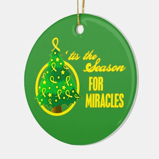 Sarcoma Cancer Kerstmengeling Keramisch Ornament (Links)