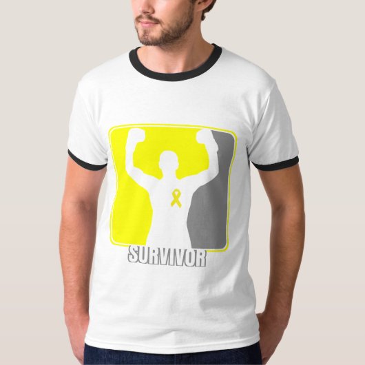 Sarcoma Cancer Winning Survivor T-shirt (Voorkant)