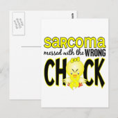 Sarcoma heeft de verkeerde kant op briefkaart (Voorkant / Achterkant)