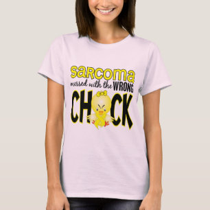 Sarcoma heeft de verkeerde kant op t-shirt