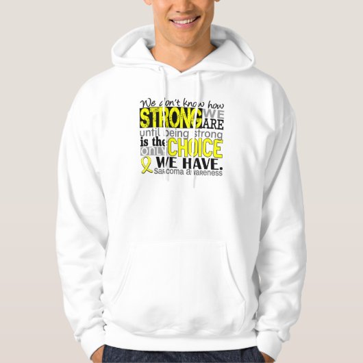 Sarcoma hoe sterk we zijn hoodie (Voorkant)