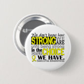 Sarcoma hoe sterk we zijn ronde button 5,7 cm (Voorkant /achterkant)