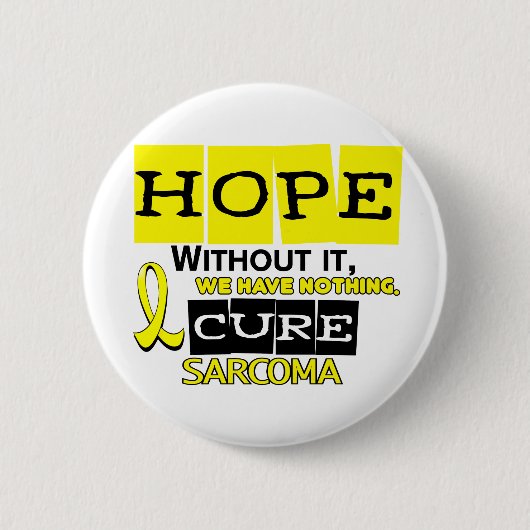 Sarcoma HOPE 2 Ronde Button 5,7 Cm (Voorkant)